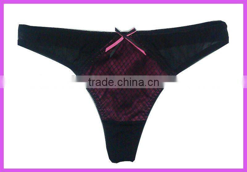 Ladies sexy transparent lace panty ladies panties 0373#