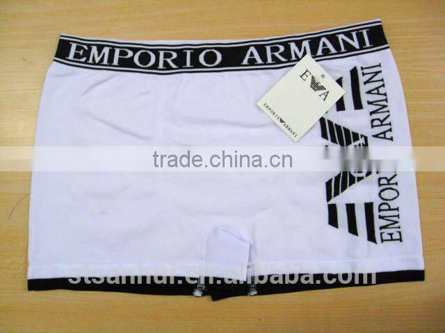 High quality comfortable fitting men seamless boxer briefs 085