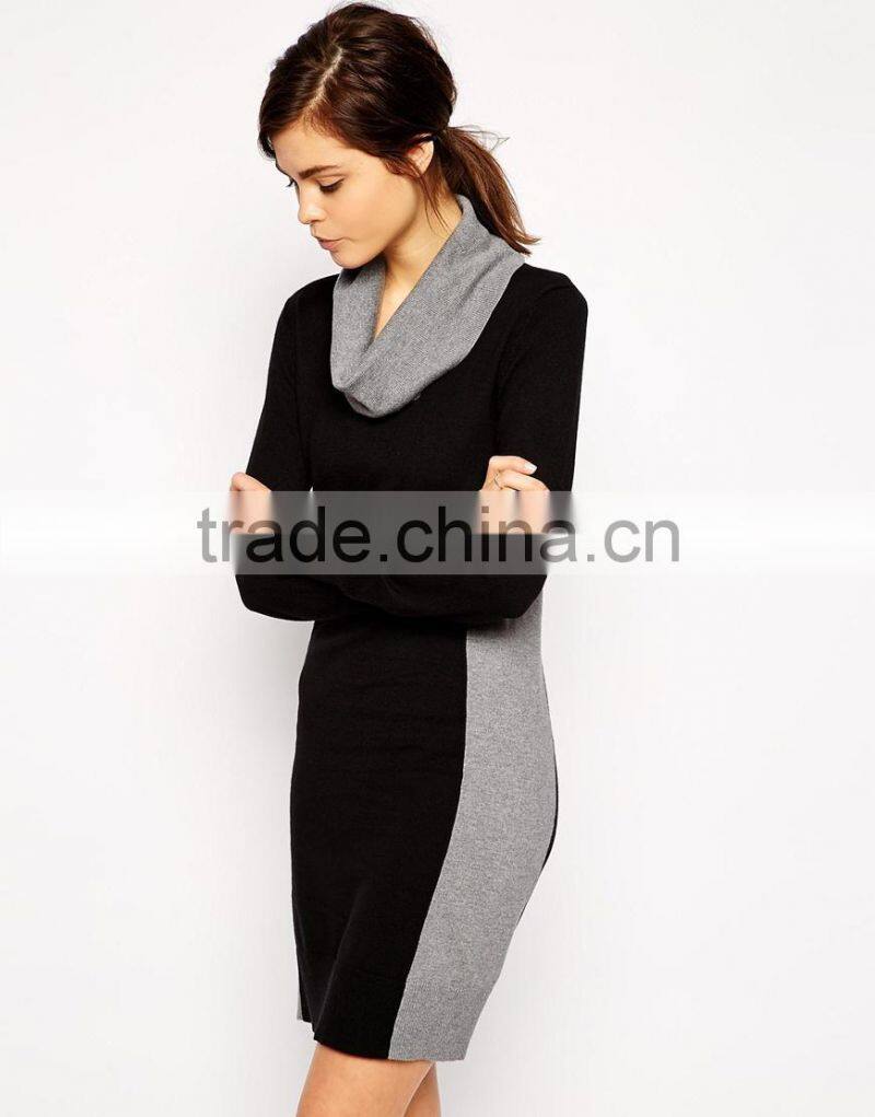Oasis Colour Block Sweater Dress