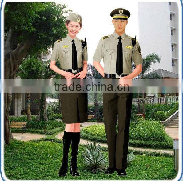 2014 new style security uniforms, fashionable security suits, unisex security uniforms