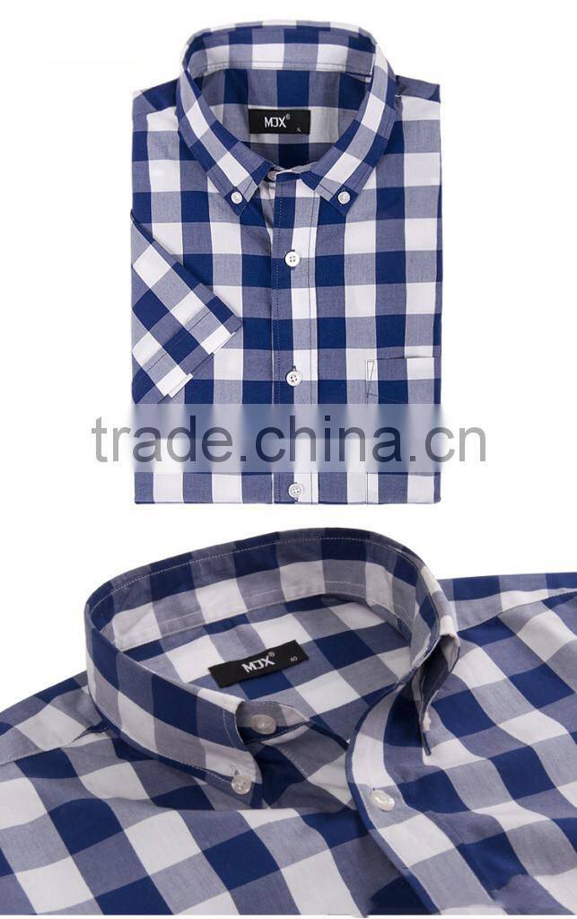 2015 summer short sleeve new brand casual shirt cheap with good quality