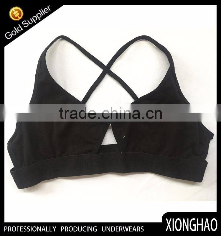 Hot selling Various color sport bra women yoga made in china