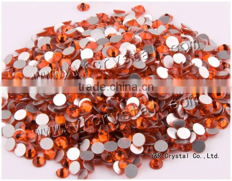 Wholesale Non Hot Fix Round Shaped Rhinestones For dress