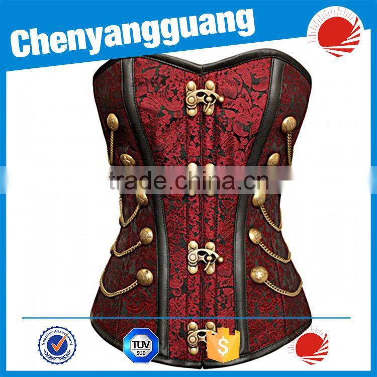 Accept OEM faux black leather corsets,plus size leather corsets