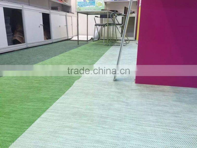 Fashional woven vinyl gym floor mat