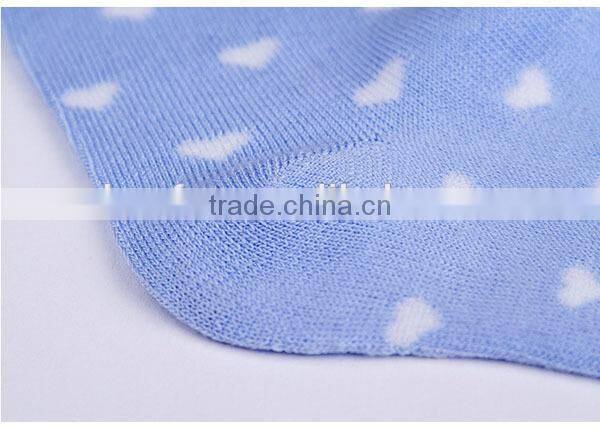 high quality love heart design soft cotton women socks