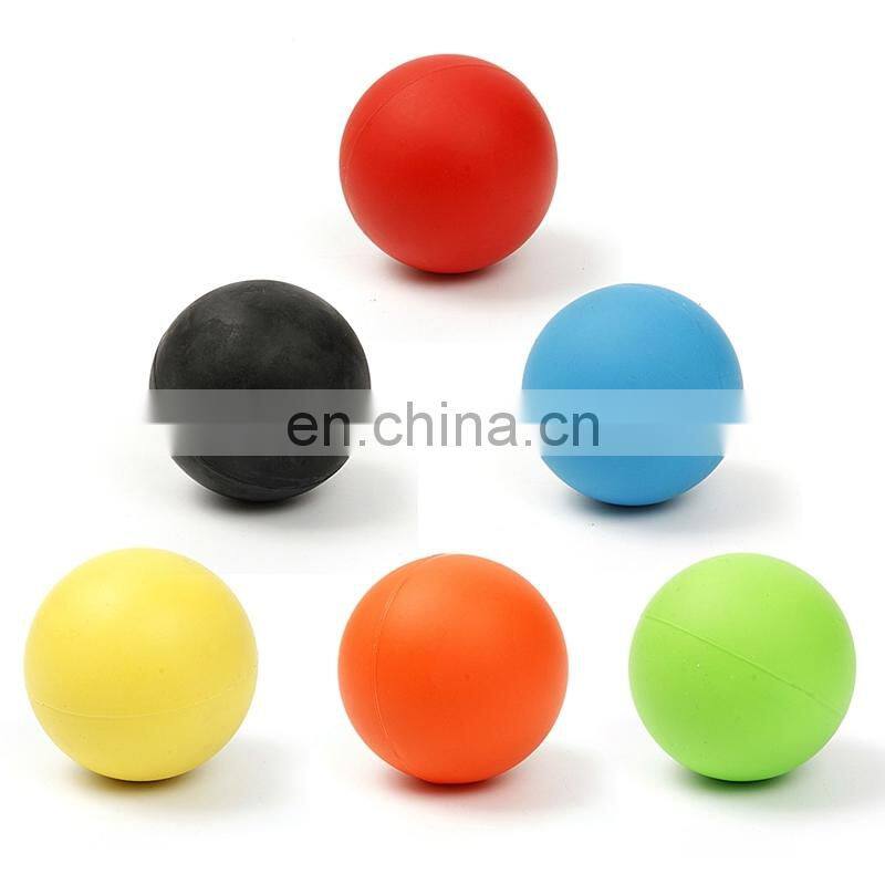 High Density Lacrosse Massage Ball Hockey Ball with Ncaa Sport Approved