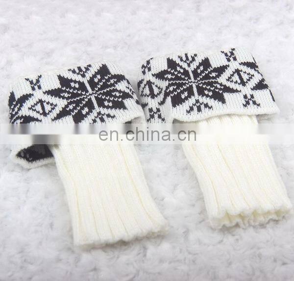 2016 New Arrival 3 Buttoned Lace Boot Socks Warm Winter Boot Cuffs