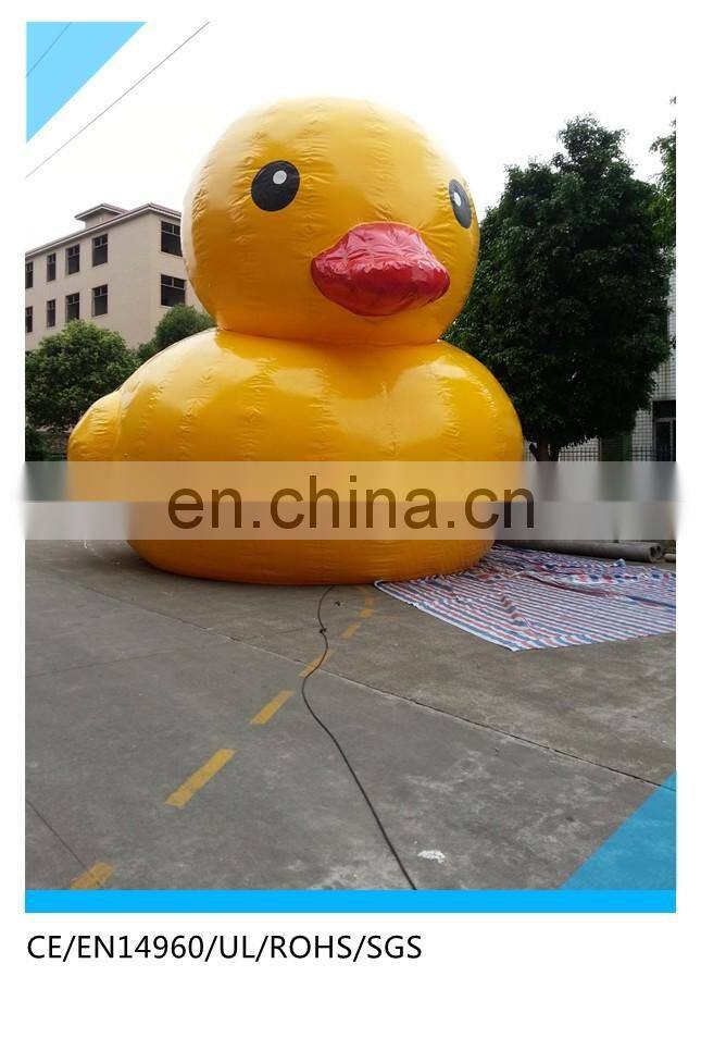 yellow floating inflatable pool duck/giant inflatable promotion duck