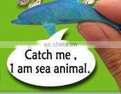 DIY hollow PVC zoo animal plastic toy for kids