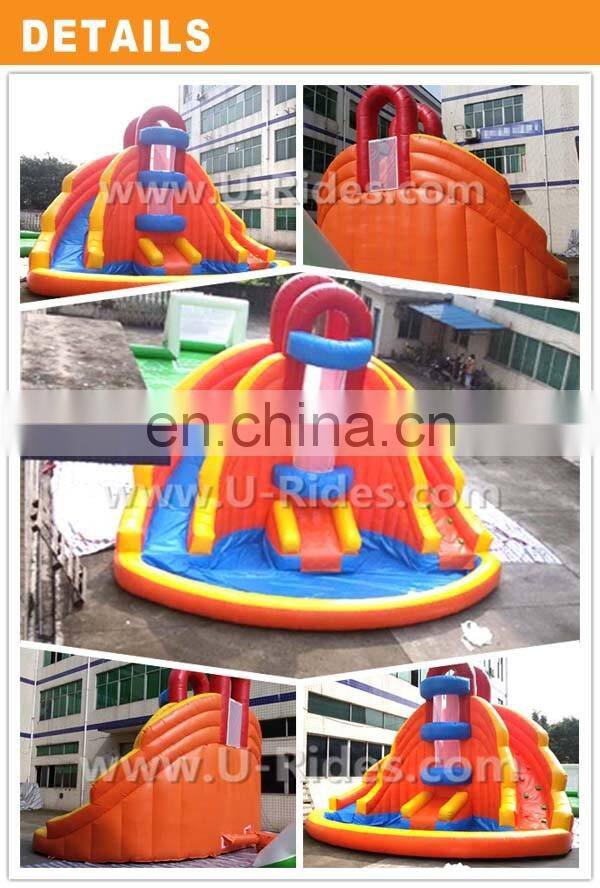 splash island inflatable water slide