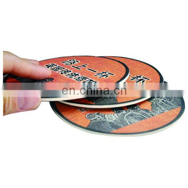 round colorful printing custom made paper placemat for kids