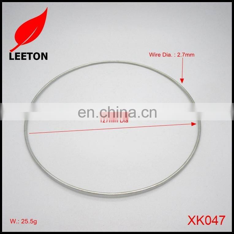 Factory Custom big round ring metal bag buckle