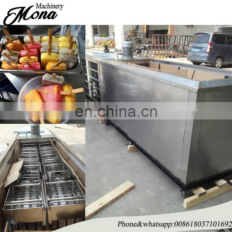 Automatic Ice Popsicle machine / Popsicle Ice Lolly Making Machine With More Shape Moulds