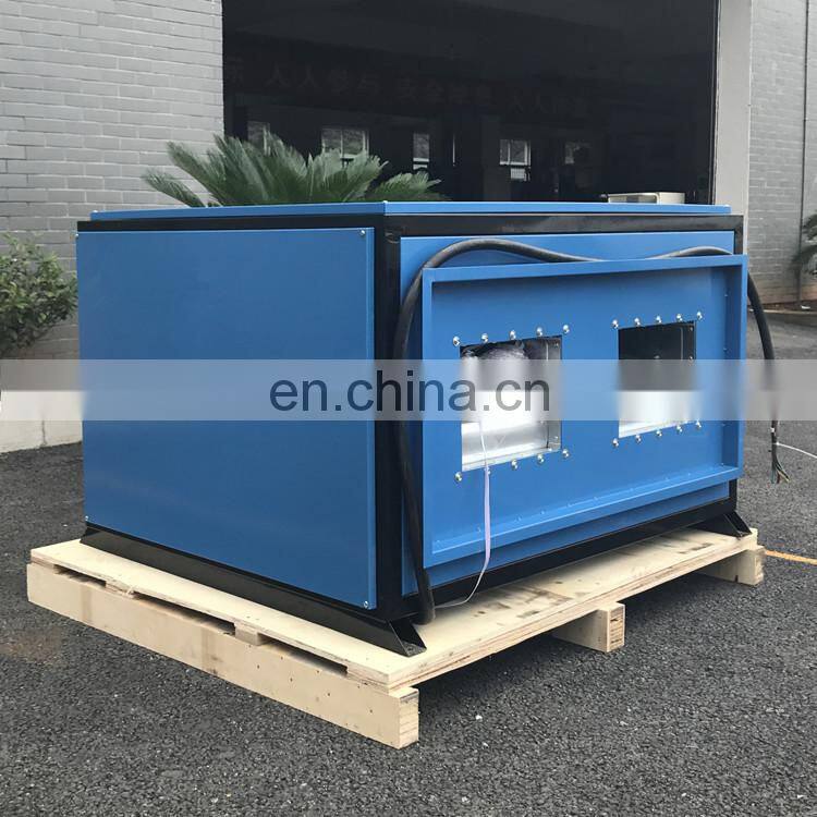 Ceiling mounted refrigerant dehumidifier compressor type