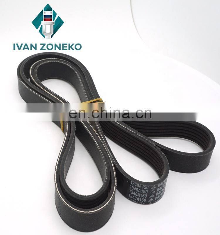 Hot Sell V-Ribbed Belt Crankshaft Pulley Belt 1340A150 For Mitsubishi ASX Outlander III Lancer ASX SUV 2-2.4L V6 V8