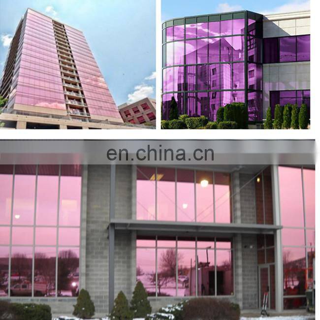 China high quality beautiful 4-8mm Pink Reflective Glass Suppliers