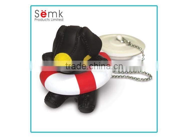 Bathroom sink bathtub drain animal shaped bath plug
