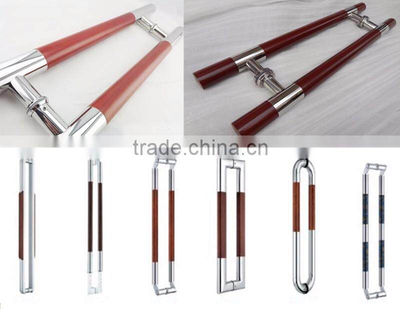 Professional designer h type door handle,pipe style door handle long and round handle door