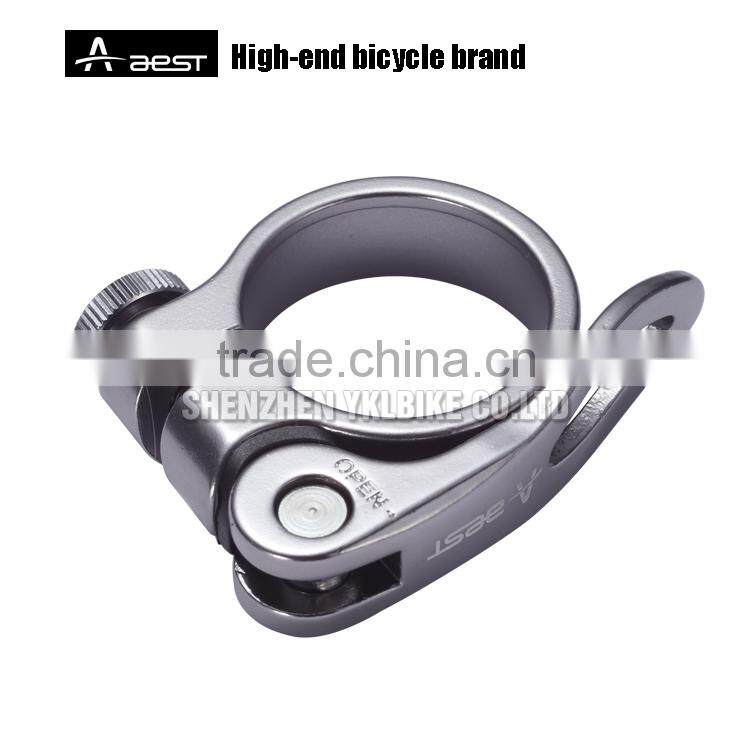 Seatpost clamp with quick release, AEST CNC bike parts, bike seat clamps YSCL-09