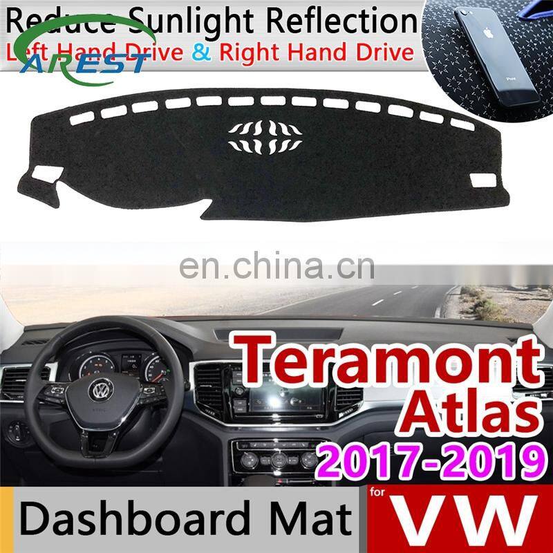 for VW Volkswagen Teramont Atlas 2017 2018 2019 Anti-Slip Mat Dashboard Cover Pad Sunshade Dashmat Anti-uv Carpet Accessories