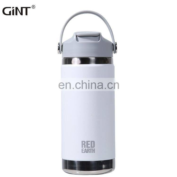 Red Earth 550ml 18/8 Stainless Steel Vacuum Insulated Water Bottle with straw