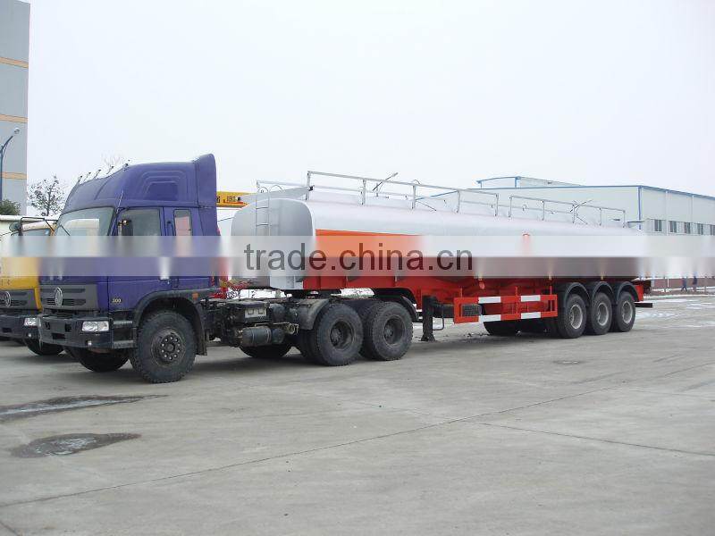 3 axles fuel oil tanker semi trailer