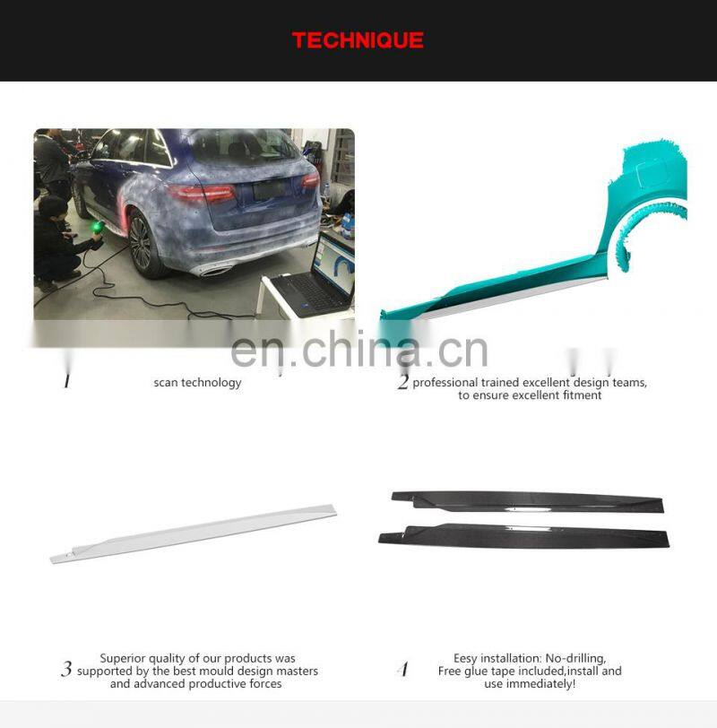 Aftermarket popular electric carbon fiber side skirt for BMW i3 2014-2020