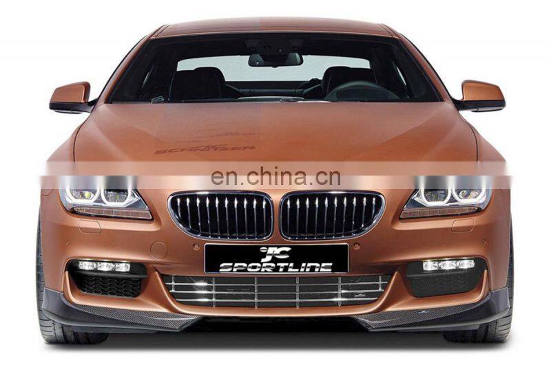 Carbon Fiber Car Front Splitter for BMW 6 Series F06 F12 F13 M TECH 2014