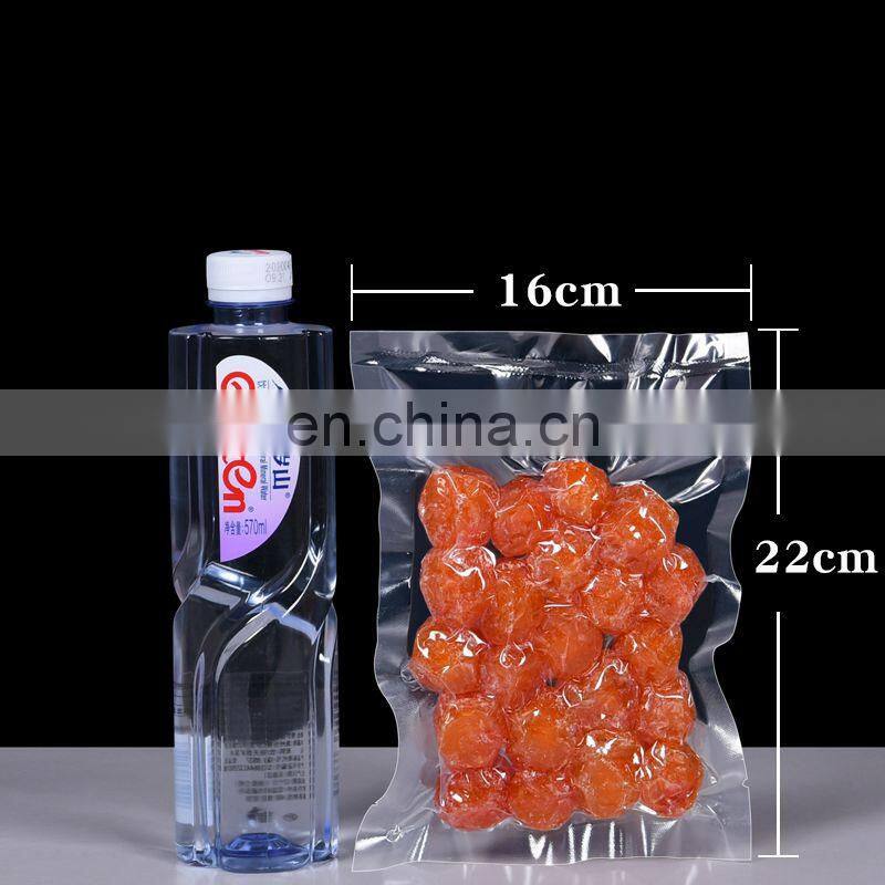 Fast delivery factory direct sale food grade PA/PE plastic packaging embossed vacuum sealer bags for food