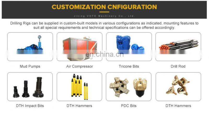 good price trailer mounted 300m pneumatic water well drilling rigs machine