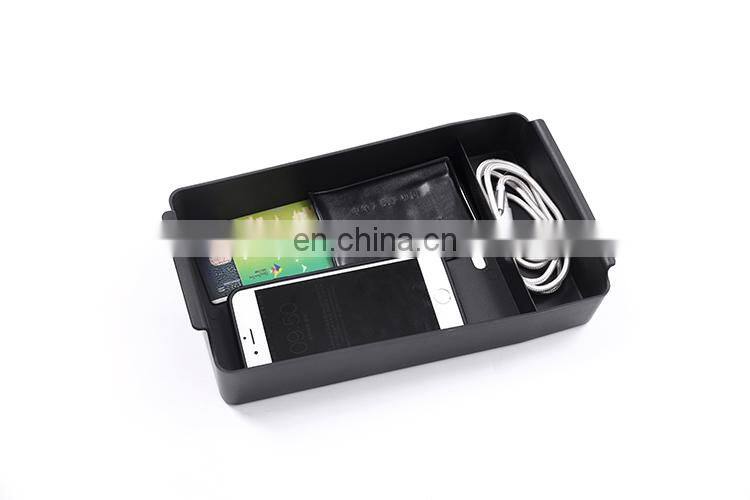 For Maserati Ghibli For Levante For Quattroporte Car-Styling Armrest Storage Box With White Logo