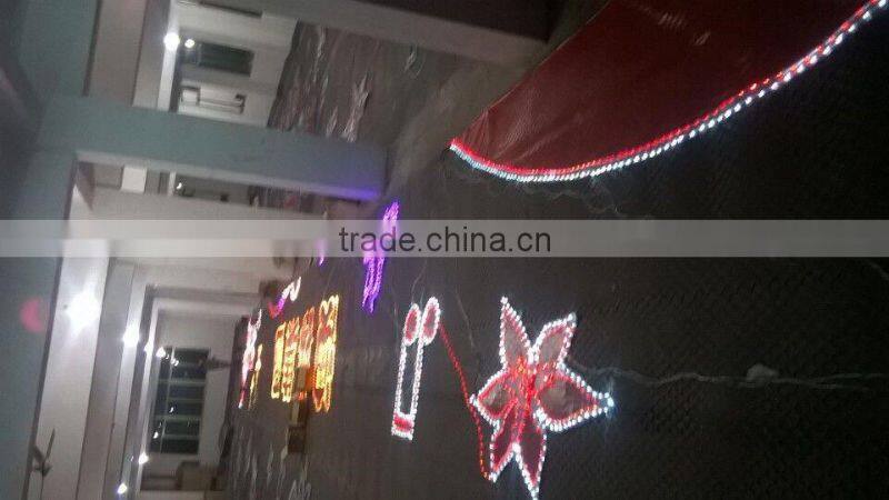 Star decoration outdoor christmas light arches