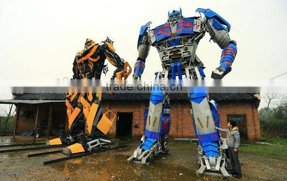 Modern style large metal abstract sculpture , art sculptures for outdoor decoration 6 meters high Bumblebee