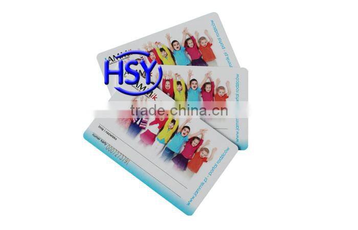 125khz e marine Blank Chip Card for radiation protection card