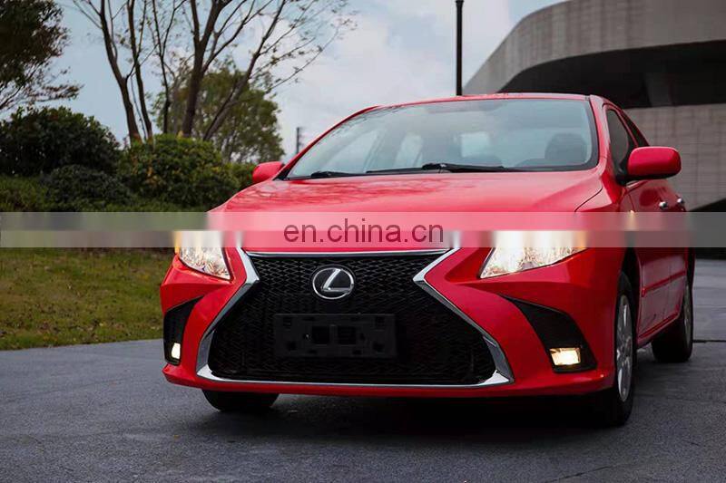 Runde High Quality Bumper For 07-13 Toyota Corolla Upgrade Lexus LS Front Bumper Body kits