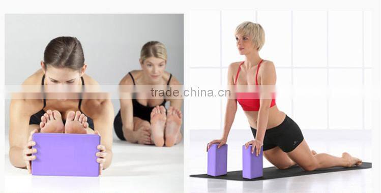 eco-friendly customized yoga prop yoga bricks of eva foam