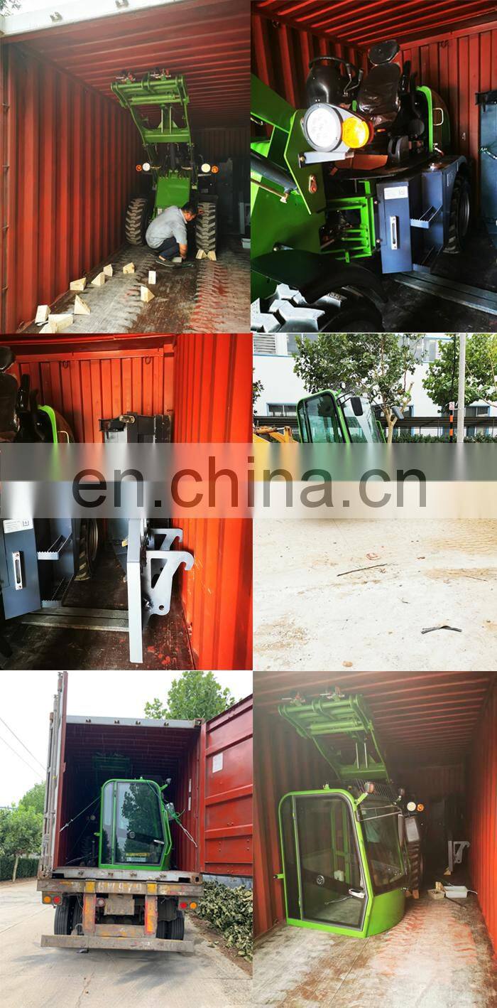 Garden Home use 0.8Ton 800Kg CE Mini Loader With Forklift