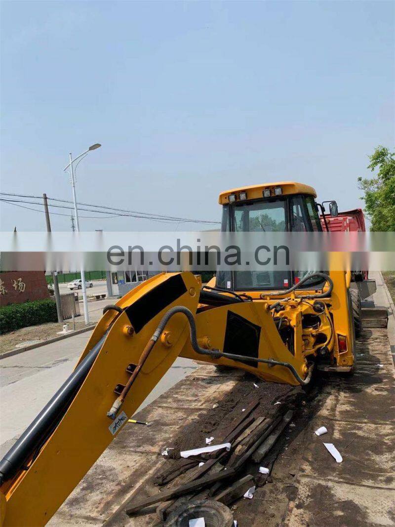 UK JCB 3CX backhoe loader loading, Jcb 3cx ship to Chile, Loading service for JCB backhoe loader transfer by flat