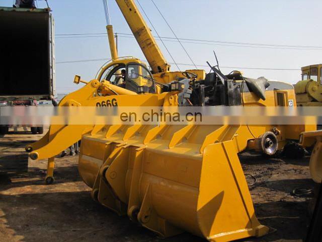 Caterpillar used 966G wheel loader, loading for CAT 966G by container