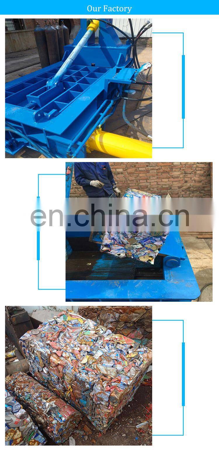 machine manufacturers metal scrap aluminum baler machine press for waste metal