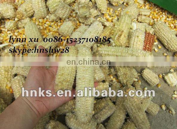 Cheaper family use small corn cob threshing machine