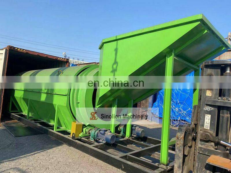 Environmental Stationary Wood Sawdust Firewood Screening Machine