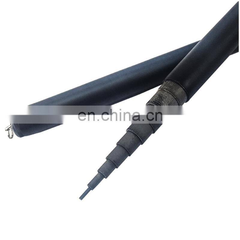 Byloo cheapest wholesale free logo 3.6m -7.2m carbon fiber and fiberglass glass fishing rod mini travel