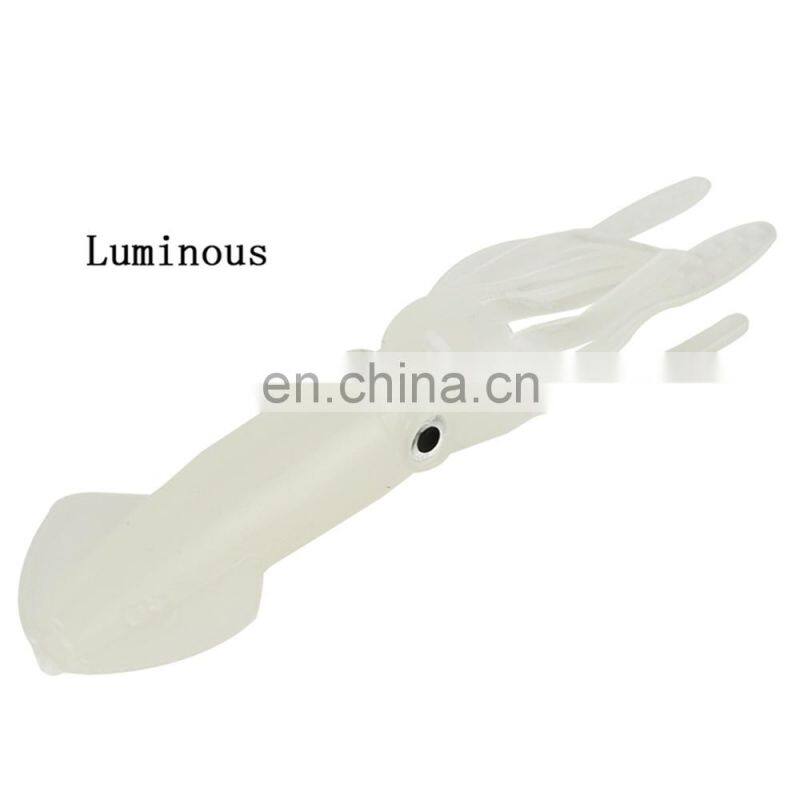 JOHNCOO Soft Bait Fishing Worms10cm 8g Soft Luminous Squid Lure High Quality Octopus Fishing Lure Bait