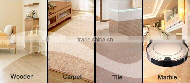 2016 new arrival robot vacuum cleaner with double anti-collision China factory