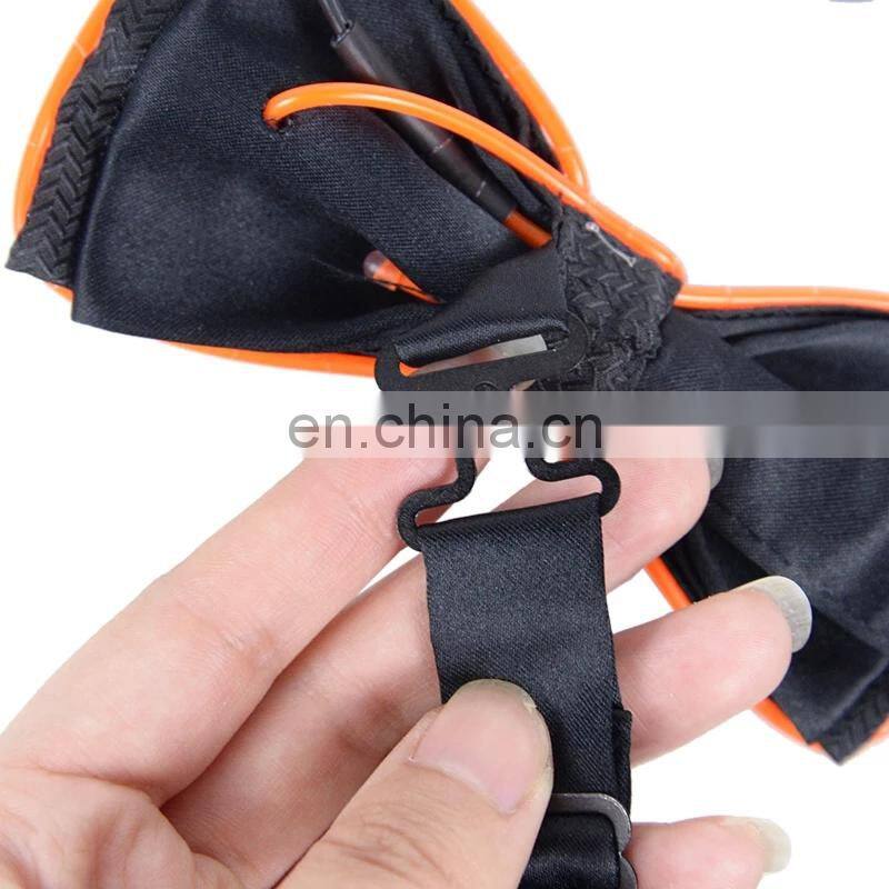 Led Light Up Bow Tie Neon Necktie Masquerade Party Luminous Bow Tie Glow In The Dark Birthday Wedding Cosplay Costume Supplies