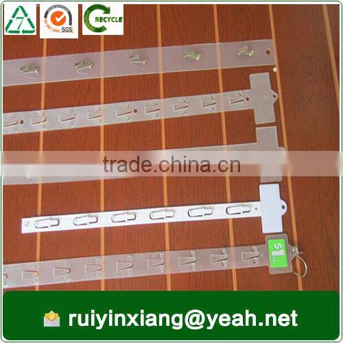 Guangzhou factory plastic display hangers hooks clip strip on sale RYX-CS019