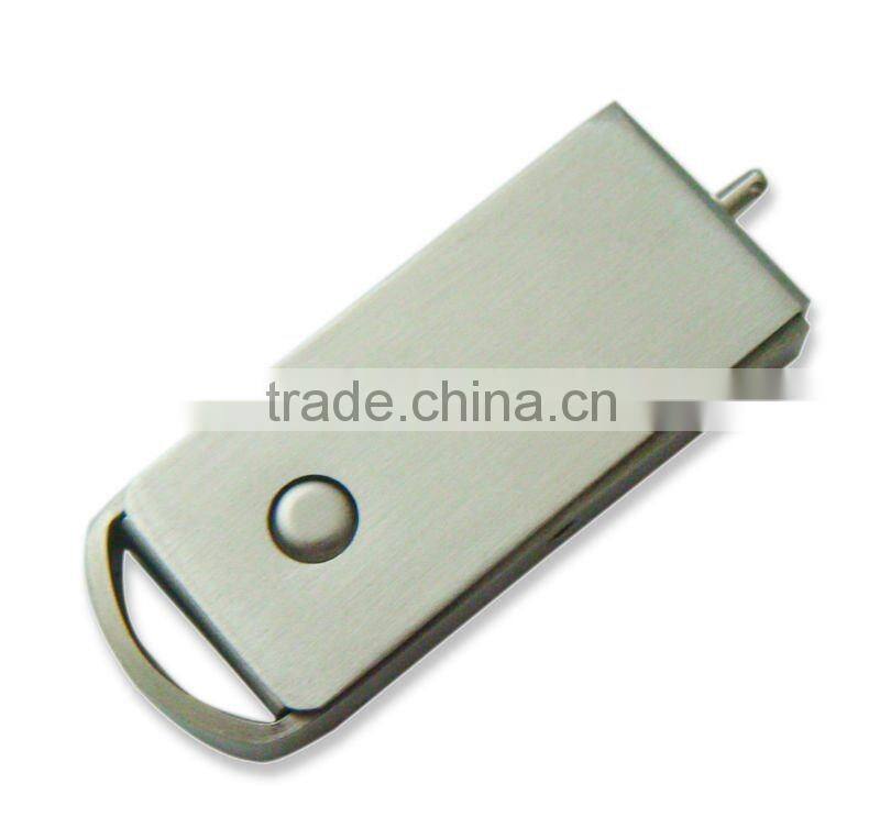 Swivel USB Flash Disk with Metal Material Pendrive design