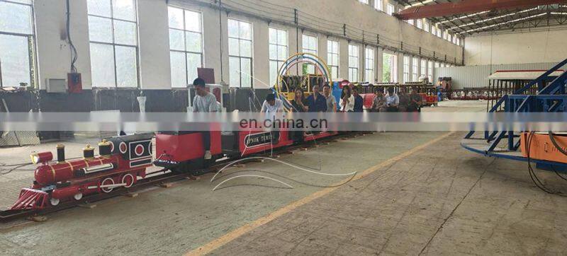 Family amusement electric track train set for sale